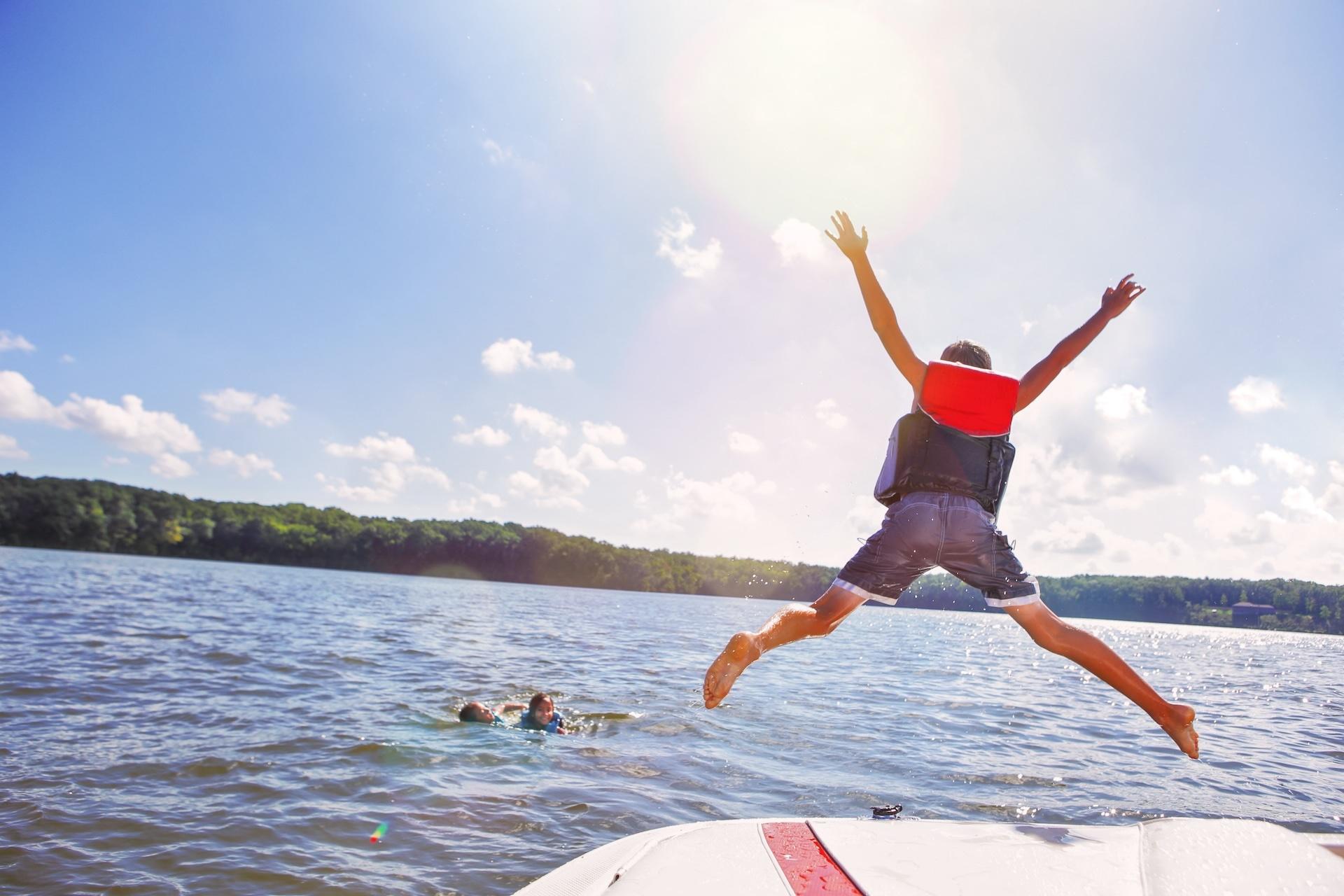 jumping off your boat