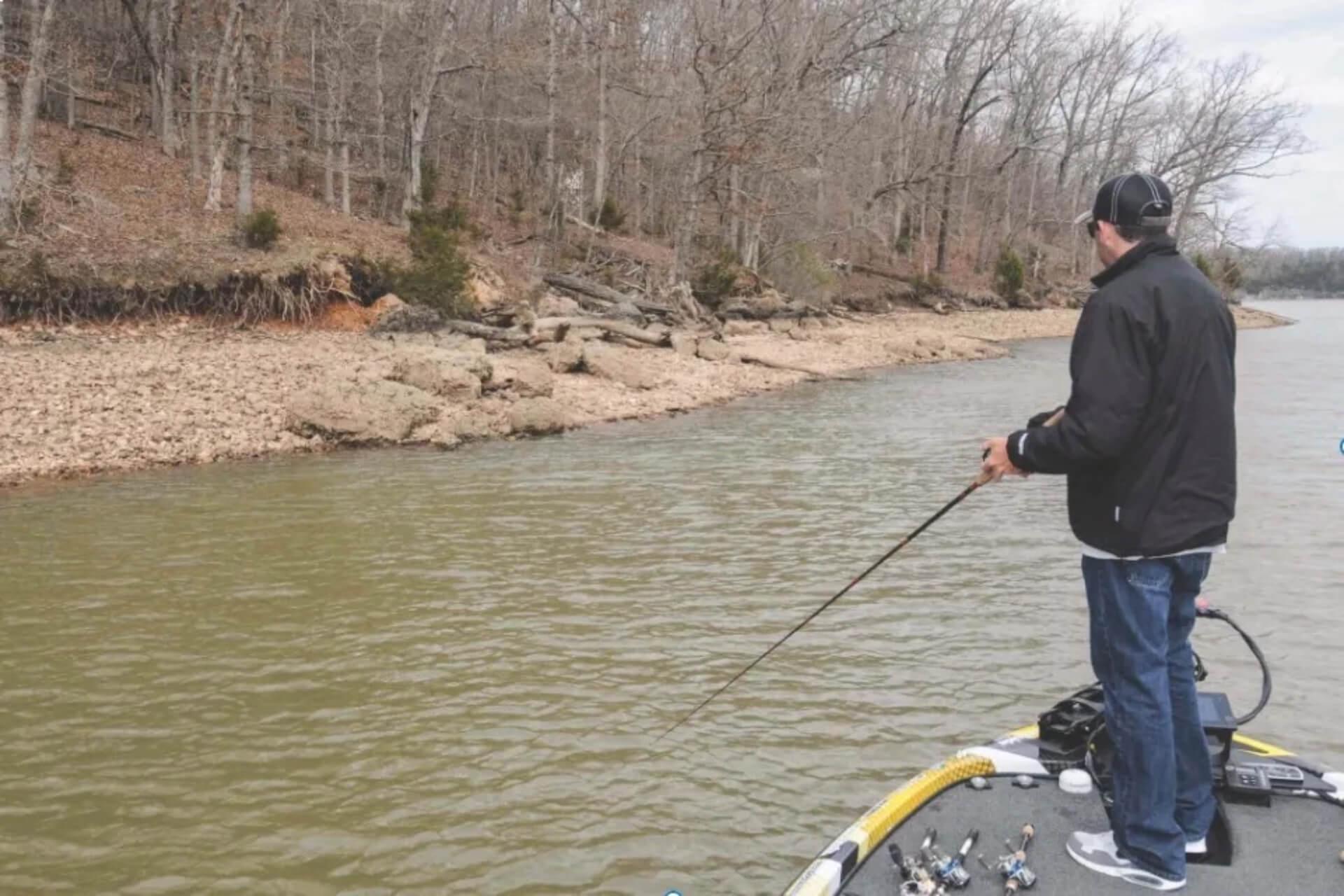 Fishing the winter drawdown
