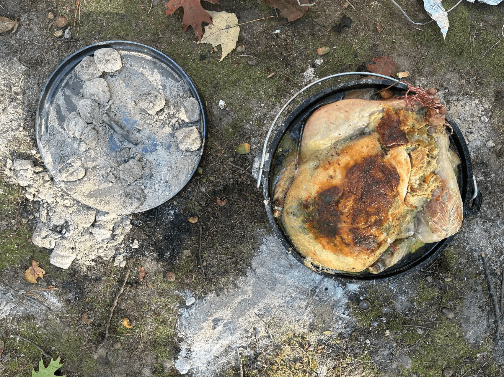 Thanksgiving over the fire